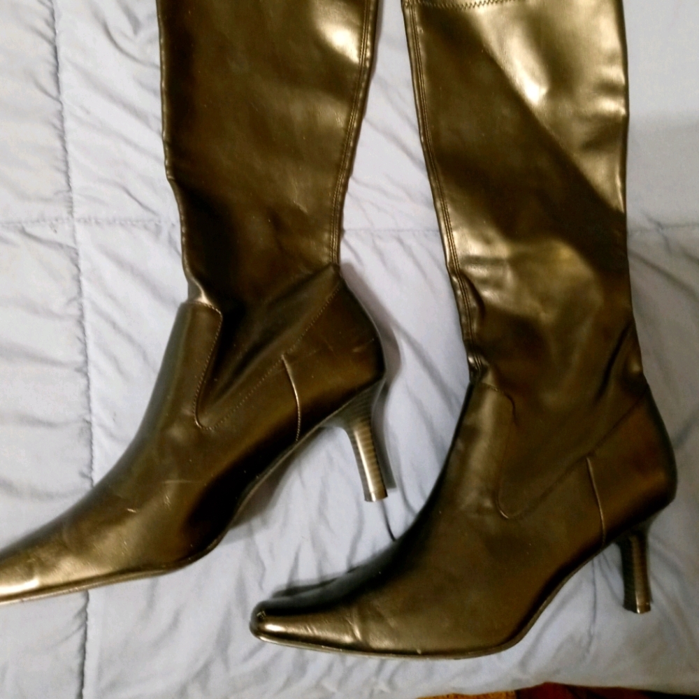 Rampage knee high heels